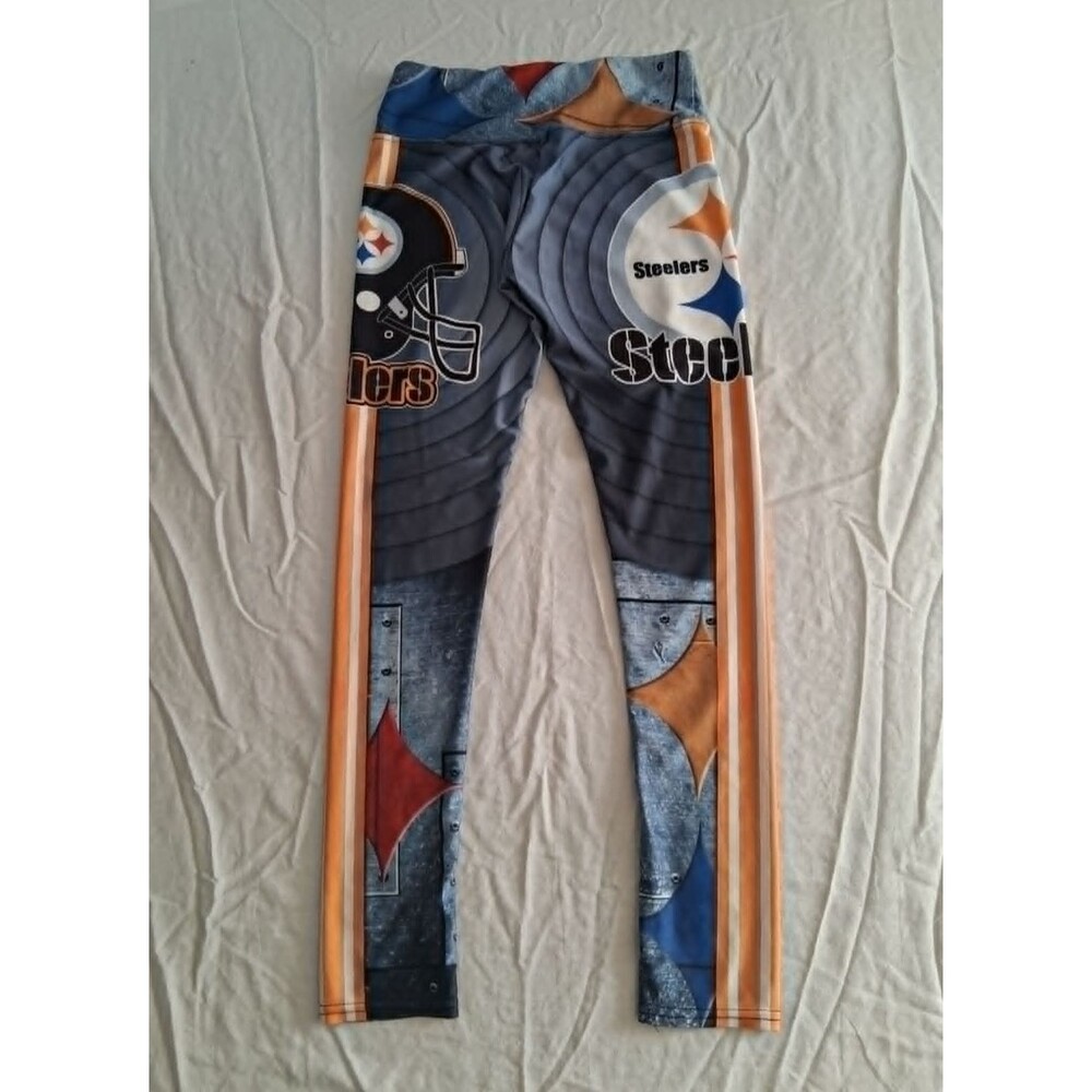Pittsburgh Steelers Leggings Womens Size Medium Graphic NFL Football Yoga Pants